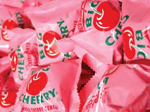Cherry flavored candies