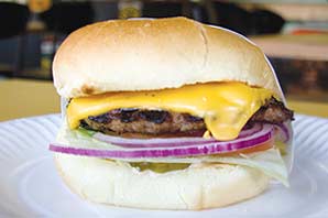 Photo of burger from TK Burger