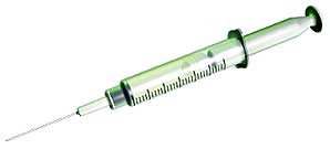 Illustration of a medical injection needle